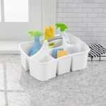 Sterilite Divided Ultra™ Caddy, Easy Carry, Handy Plastic Utility Storage, White - Image 3