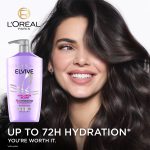L'Oreal Paris Elvive Hyaluron Plump Hydrating Hair Conditioner, Squeeze Bottle, 26.5 fl oz - Image 3