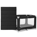 Dream On Me Zodiak Lightweight Foldable Portable Play Yard with Carry Bag, Black - Image 5