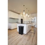 Hefty Kitchen Trash Can, 12.1 Gallon Plastic Step Garbage Bin with Foot Pedal Lid, Black - Image 7