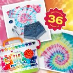 Create Basics Tie Dye Party Tub with 18 Pre-Filled Bottles, Dye Refill Packs and Accessories - Image 6
