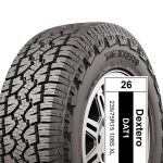 Dextero DAT1 All Terrain 235/75R15 108S All Season Tires, Fits 2007-08 Toyota Tundra Limited, SUV - Image 5