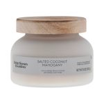 Better Homes & Gardens Salted Coconut Mahogany Scented 2-Wick Frosted Jar Candle, 18 oz - Image 3