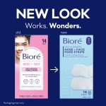 Biore Nose and Face Deep Cleansing Pore Strips, Blackhead Remover, 7 Nose and 7 Face Strips - Image 2