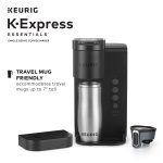 Keurig K-Express Essentials Single Serve K-Cup Pod Coffee Maker, Black - Image 7