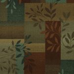Mainstays Leaf Block Multicolor Indoor Accent Rug, 1 ft 8 in x 2 ft 10 in - Image 3