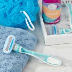 Equate Women's 5-Blade Disposable Razors, Blue, 3 Count - Image 5