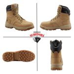 Herman Survivors Men's Grizzly 8" Steel Toe Work Boots - Image 6