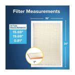 Filtrete 16x20x1 HVAC Furnace Air Filter, MPR 800 MERV 10, Micro Particle Reduction, 1 Filter - Image 2