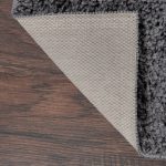 Mainstays Traditional Gray Shag Indoor Area Rug, 5 ft x 7 ft - Image 5