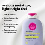 eos Vanilla Cashmere Shea Better Body Lotion, 24 Hour Moisturizing Daily Body Moisturizer for Dry Skin with Shea Butter, 16 fl oz - Image 5