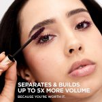 L'Oreal Paris Voluminous Original Washable Bold Eye Mascara, Deep Violet, 0.27 fl. oz. - Image 5