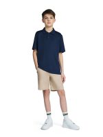 Wonder Nation Boys Short Sleeve Performance Polo, Sizes XS-XXL - Image 2