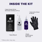 Splat Original Complete Kit, Semi-Permanent Hair Dye with Bleach, Purple Desire - Image 7
