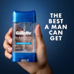 Gillette Antiperspirant and Deodorant for Men, Clear Gel Cool Wave Scent, 3.8 oz - Image 6
