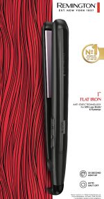 Remington 1” Flat Iron with Anti-Static Technology, S5500G - Image 2