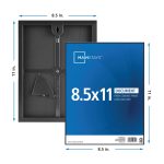 Mainstays 8.5 x 11 Front-Loading Document Picture Frame, Black - Image 4
