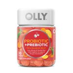 OLLY Probiotic + Prebiotic Fiber Gummy, Digestive + Gut Health Supplement for Adults, Peach, 30 Count - Image 2