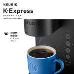 Keurig K-Express Essentials Single Serve K-Cup Pod Coffee Maker, Black - Image 4