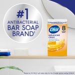 Dial Gold Antibacterial Deodorant Bar Soap, Advanced Clean Deep Cleanse Bar, 4 oz, 8 Bars - Image 3