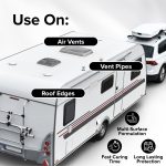 Camco Pro-Tec Self-Leveling RV Roof Sealant - Classic White, 10.1 Fluid Ounces (41464) - Image 2