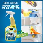 CLR Brilliant Bath Foaming Multi-Surface Cleaner, Fresh Scent, EPA Safer Choice, 26 fl oz - Image 2