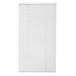 Mainstays Cordless Room Darkening Vinyl Mini Blinds, White, 27 in W x 48 in L, 1 in Slats - Image 3