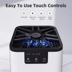 ALROCKET Air Purifier, with HEPA Filter for Home, Remove 99.9% Smoke Dust Allergies for 300 SQ.ft - Image 3