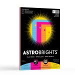 (2 pack) Astrobrights Wide Ruled Filler Paper, 24 lb./89 gsm, 4-Color Assortment, 100 Sheets - Image 2
