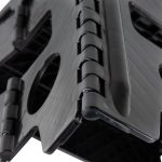 Mainstays One Step Folding Step Stool, Black Plastic - Image 3
