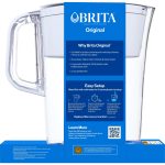 Brita Standard 10-Cup, White Plastic Water Filtration Pitcher - Image 3