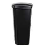 Hefty Kitchen Trash Can, 12.1 Gallon Plastic Step Garbage Bin with Foot Pedal Lid, Black - Image 6