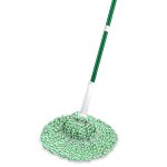 Libman Tornado Twist Mop with Cotton Blend Head and Steel Handle, Green and White, 55.5 inch - Image 6