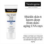 Neutrogena Age Shield Face Sunscreen, SPF 70 Sunblock, 3 fl oz - Image 2