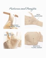 Playtex Bra 18 Hour Ultimate Shoulder Comfort Wirefree Women's Wide Straps 4693 - Image 5