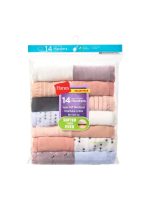 Girls' Tagless Cotton Underwear Hipsters Super Value Pack, 14-pack, sizes 6-16 - Image 2