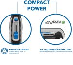 Dremel Lite 7760-N/10W 4V-Cordless Variable Speed Rotary Tool with Integrated 2Ah Li-Ion Battery, & 10 Rotary Tool Accessories - Image 5