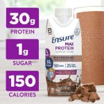 Ensure Max Protein Shake, 30g Protein, Milk Chocolate, 11 fl oz, 12 Pack - Image 2
