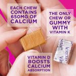 Viactiv Calcium + Vitamin D3 Supplement Soft Chews, Caramel,Calcium for Bone Health, 100 Count - Image 4