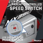 Razor Dirt Rocket MX350 - Black with Decals, up to 14 mph, 24V Electric Dirt Bike for Child 8+ - Image 5