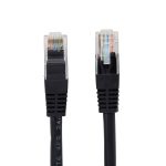 onn. Cat6 Ethernet Patch Cable, RJ45 Network Internet Stranded Cord, 14', Black - Image 4
