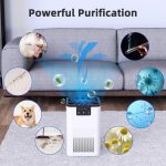 ALROCKET Air Purifier, with HEPA Filter for Home, Remove 99.9% Smoke Dust Allergies for 300 SQ.ft - Image 4