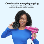 Conair 1875W Cord Keeper Hair Dryer with Diffuser and Concentrator, Pink, 1 Count - Image 5