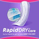Always Discreet Incontinence Pads, Moderate Absorbency, Regular Length, 66 Count - Image 6