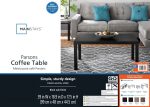 Mainstays Parsons Coffee Table, Black - Image 6