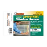 Frost King® 15 Inches High X 21 Inches-37 Inches Wood and Steel Adjustable Window Screen, Alternative to Custon Screens, Adjusts to Fit Most Windows - Image 2