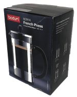 BODUM 34 oz Kenya French Press Coffee Maker, Stainless Steel, New - Image 7