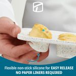 Trudeau 24ct Mini Muffin Pan – Structured Bakeware for Mini Muffin, Mini Cupcake, Mini egg bites, Mini bites, Choco bombs - Image 3