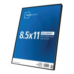 Mainstays 8.5 x 11 Front-Loading Document Picture Frame, Black - Image 2
