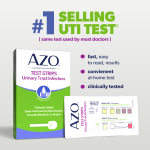 AZO UTI Test Strips, Easy to Use At-Home Test Kit, Fast Results & Clinically Tested, FSA/HSA Eligible, 3 Test Strips - Image 4